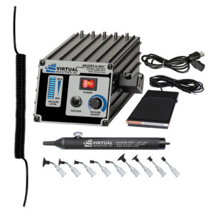 AV-6000-FS-110, 110 VOLT AC, ADJUST-A-VAC™ ESD Safe Kit With Foot Switch And Buna-N Static Dissipative Non-Marking Vacuum Cups With Probes