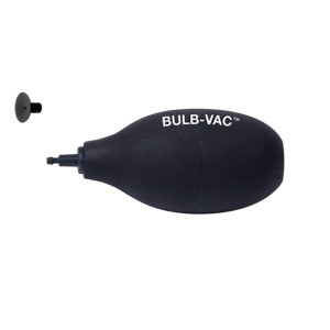 BVJ-038-B, BULB-VAC™ Squeeze Bulb With One 3/8" (9.53mm) Buna-N Static Dissipative Non-Marking Vacuum Cup