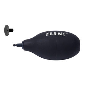 BVJ-050-ESD, BULB-VAC™ Squeeze Bulb With One 1/2" (12.7mm) ESD-SAFE High-Temp Conductive Silicone Vacuum Cup  -  SEE VIDEO