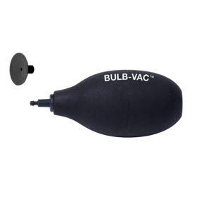 BVJ-062-B, BULB-VAC™ Squeeze Bulb With One 5/8" (15.88mm) Buna-N Static Dissipative Non-Marking Vacuum Cup