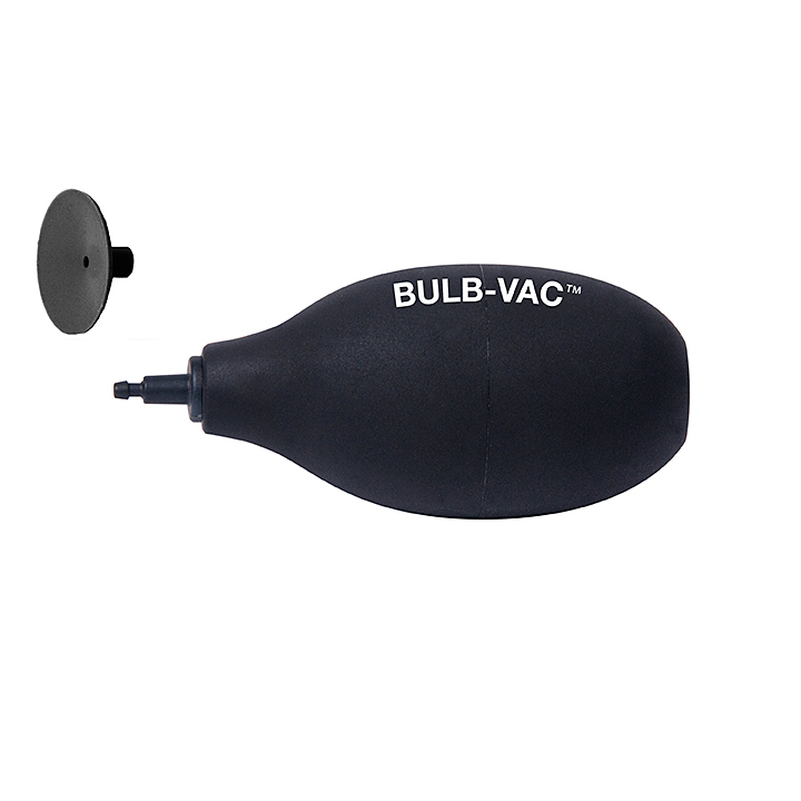 BVJ-075-ESD, BULB-VAC™ Squeeze Bulb With One 3/4" (19mm) ESD-SAFE High-Temp Conductive Silicone Vacuum Cup - SEE VIDEO