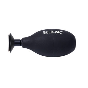 BVJ-1.00-AW-B, BULB-VAC™ ESD-SAFE Squeeze Bulb With ANTI-WOBBLE™ Cone And One 1” (25.4mm) Buna-N Static Dissipative Non-Marking Vacuum Cup