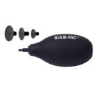 BVJ-CUP-3-B, BULB-VAC™ ESD-SAFE Squeeze Bulb Kit With 3 Buna-N Static Dissipative Non-Marking Vacuum Cups - 3/8" (9.53mm), 1/2” (12.7mm) and 5/8” (15.88mm)
