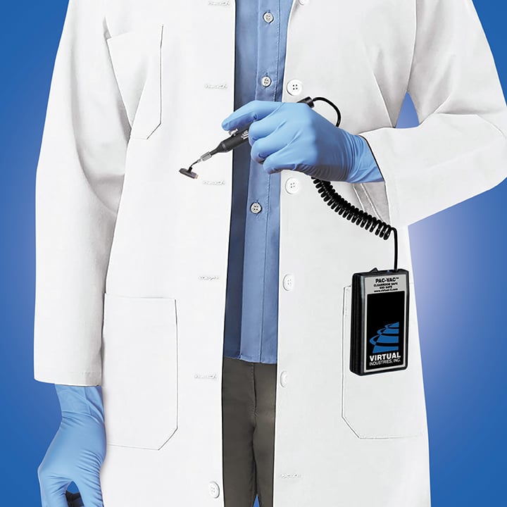 V3200-CLN, PAC-VAC™ Cleanroom Safe, ESD Safe Kit With Nine Buna-N Static Dissipative Non-Marking Vacuum Cups, Operates On A 9 Volt DC Battery - Image 6