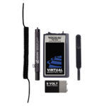 V3200-CLN-MW4-2.5mm, WAFER PAC-VAC™ 9 Volt Battery Operated ESD-SAFE Cleanroom Safe VACUUM TWEEZER™ Kit With 4 Inch MOLDED PEEK Wafer Tip VMWT-A