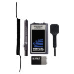 V3200-CLN-MW6-2.5MM, WAFER PAC-VAC™ 9 Volt Battery Operated ESD-SAFE Cleanroom Safe VACUUM TWEEZER™ Kit With 6 Inch MOLDED PEEK Wafer Tip VMWT-B