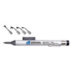 V8901-A-B, PEN-VAC™, Aluminum Body Vacuum Pen, ESD-SAFE Kit With 4 Buna-N Static Dissipative Non-Marking Vacuum Cups With Probes