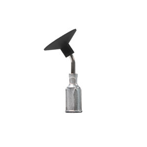 V8903-J-B, Metal Bent 1/2 Inch Probe With Buna-N Static Dissipative Non-Marking ESD-Safe 5/8 Inch (15.88mm) Diameter Vacuum Cup