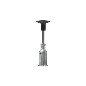 V8903-L-S, Metal Straight 1/2 Inch Probe With Buna-N Static Dissipative Non-Marking ESD-Safe 3/8 Inch (9.53mm) Diameter Vacuum Cup