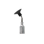 V8904-H-B, Metal Bent 1/2 Inch Probe With ESD Safe High-Temp Conductive Silicone Black 1/2 Inch (12.7mm) Diameter Vacuum Cup