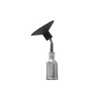 V8904-J-B, Metal Bent 1/2 Inch Probe With ESD Safe High-Temp Conductive Silicone Black 5/8 Inch (15.88mm) Diameter Vacuum Cup