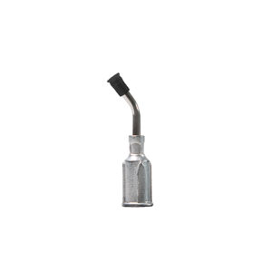 V8904-S-B, Metal Bent 1/2 Inch Probe With ESD Safe High-Temp Conductive Silicone Black 1/8 Inch (3.18mm) Diameter Vacuum Cup
