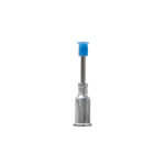 V8908-P-S, Metal Straight 1/2 Inch Probe With PureAClean™ Blue, Non-Marking, NON ESD Safe  3/16 Inch (4.76mm) Diameter Vacuum Cup