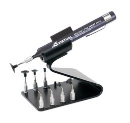 V8910-BK-KIT-ESD, Black Plastic PRO-SERIES PEN-VAC™ Kit With 8 High-Temp Conductive Silicone Black Vacuum Cups With Probes And Vacuum Pen Holder