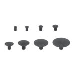 V9000K8-B, Buna-N Static Dissipative Non-Marking ESD-Safe Cups Kit Of 8 Vacuum Cups