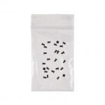 V9009-ESD-25PK, ESD Safe High-Temp Conductive Silicone Black 3/32 Inch (2.38mm) Diameter Vacuum Cup - Assortment Pack of 25