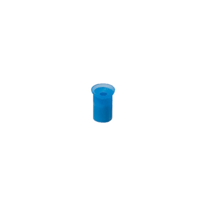 V9009-PUR, PureAClean™ Blue, Non-Marking, NON ESD SAFE 3/32 inch (2.38mm) Diameter Vacuum Cup