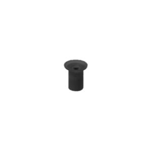 V9013-ESD, ESD Safe High-Temp Conductive Silicone Black 1/8 Inch (3.18mm) Diameter Vacuum Cup