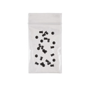 V9018-ESD-25PK, ESD Safe High-Temp Conductive Silicone Black 3/16 Inch (4.76mm) Diameter Vacuum Cup - Assortment Pack of 25