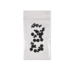 V9025-ESD-25PK, ESD Safe High-Temp Conductive Silicone Black 1/4 Inch (6.35mm) Diameter Vacuum Cup - Assortment Pack of 25