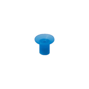 V9025-PUR, PureAClean™ Blue, Non-Marking, NON ESD SAFE 1/4 Inch (6.35 mm) Diameter Vacuum Cup