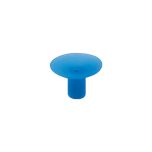 V9038-PUR, PureAClean™ Blue, Non-Marking, NON ESD SAFE 3/8 Inch (9.53mm) Diameter Vacuum Cup