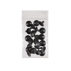 V9050-B-25PK, Buna-N Static Dissipative Non-Marking ESD-Safe 1/2 Inch (12.70mm) Diameter Vacuum Cup - Assortment Pack of 25