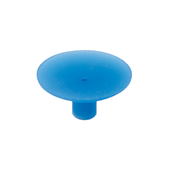 V9062-PUR, PureAClean™ Blue, Non-Marking, NON ESD SAFE 5/8 Inch (15.88 mm) Diameter Vacuum Cup