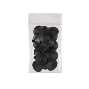 V9075-B-25PK, Buna-N Static Dissipative Non-Marking ESD-Safe 3/4 Inch (19.05mm) Diameter Vacuum Cup - Assortment Pack of 25