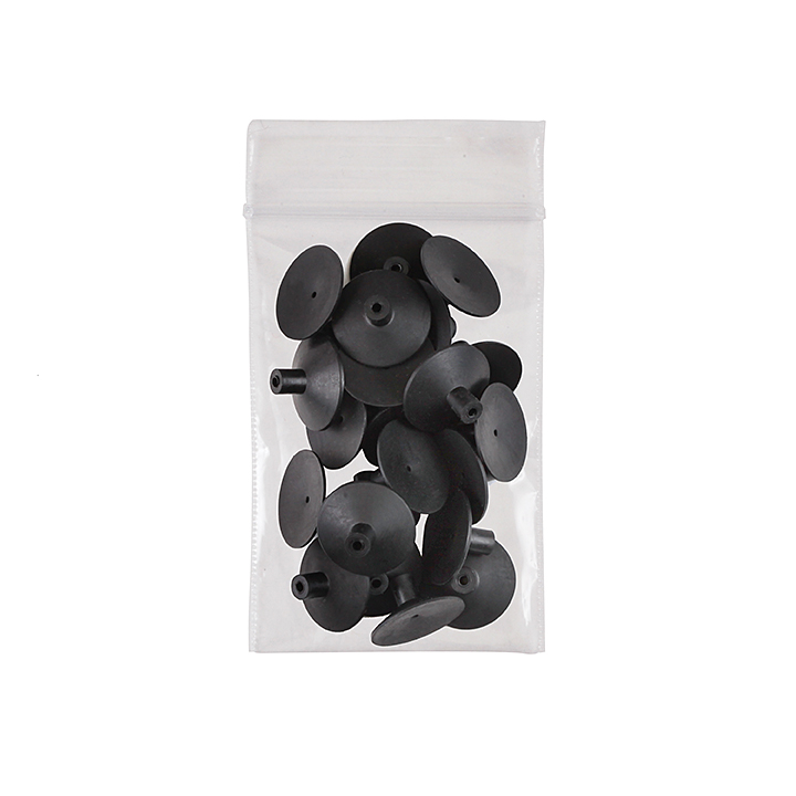 V9100-B-25PK, Buna-N Static Dissipative Non-Marking ESD-Safe 1 Inch (25.4mm) Diameter Vacuum Cup - Assortment Pack of 25