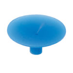 V9100-PUR, PureAClean™ Blue, Non-Marking, NON ESD SAFE 1 Inch (25.4mm) Diameter Vacuum Cup
