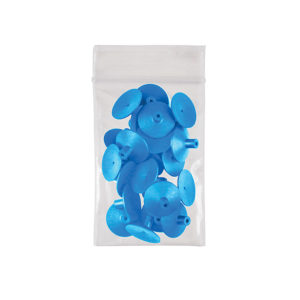 V9100-PUR-25PK, PureAClean™, Blue, Non-Marking, NON ESD SAFE 1 Inch (25.4mm) Diameter Vacuum Cup - Assortment Pack of 25