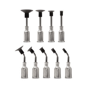 VCS-9-ESD, Replacement Bent And Straight 1/2 Inch Probes With ESD Safe High-Temp Conductive Silicone Black Vacuum Cups