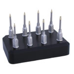 VSPT-KIT-8-SD, Deluxe Small Parts Kit 8 Straight Delrin Tips  For Handling Micro Parts - With Holder