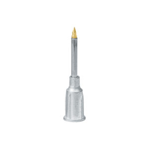 VSPT2010-SB, Small Part Tip Gold Plated Brass Hi Temp Straight 0.020 Inch (0.51mm)