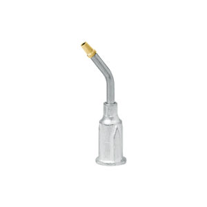 VSPT8060-BB, Small Part Tip Gold Plated Brass Hi Temp Bent 0.080 Inch (2.00mm)