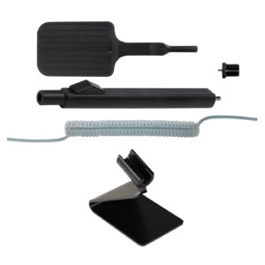 VWW-2-SD-MW12-2.5mm SLIDE SWITCH WAFER WAND™ Kit With ESD Safe coiled clear permanent static dissipative vacuum hose 5’ (VCH-2.5mm-5) - Wafer Tip (VMWT-D