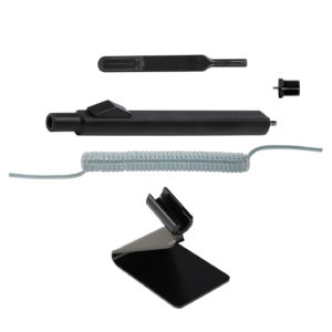 VWW-2-SD-MW4-2.5mm SLIDE SWITCH WAFER WAND™ Kit With ESD Safe coiled clear permanent static dissipative vacuum hose 5’ (VCH-2.5mm-5) - Wafer Tip (VMWT-A)