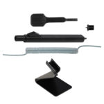 VWW-2-SD-MW6-2.5mm SLIDE SWITCH WAFER WAND™ Kit With ESD Safe coiled clear permanent static dissipative vacuum hose 5’ (VCH-2.5mm-5) - Wafer Tip (VMWT-B)