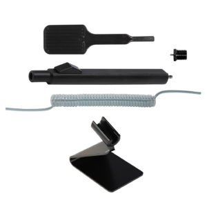 VWW-2-SD-MW8-2.5mm SLIDE SWITCH WAFER WAND™ Kit With ESD Safe coiled clear permanent static dissipative vacuum hose 5’ (VCH-2.5mm-5) - Wafer Tip (VMWT-C)