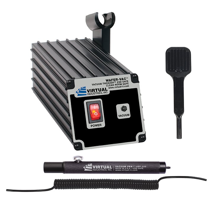 WV-9000-MW6-110, 110 VOLT AC, WAFER-VAC™ System With 6 Inch MOLDED PEEK Wafer Tip VMWT-B