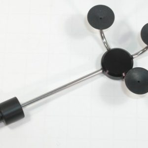 V3CS-100-JB-2 Three Vacuum Cup Tip 1 5/16" (33.34mm) Radius - Side Entry For Solar Cells or Flat Pan