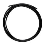 VSH-1/16-9, 9 Feet 1/16” Straight Black Permanent Polyurethane Static Dissipative Vacuum Hose with a 6” (152.4mm) tail at each end, ESD Safe.