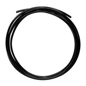 VSH-1/16-10, 10 Feet 1/16” Straight Black Permanent Polyurethane Static Dissipative Vacuum Hose with a 6” (152.4mm) tail at each end, ESD Safe.