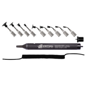 VV-PEN-KIT, VACUUM PEN™ With Control Hole Kit With Buna-N Static Dissipative Non-Marking Vacuum Cups With Probes